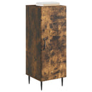 vidaXL Széf Füstös Tölgy 33 x 34,5 x 89,5 cm Szerelt Fa