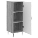 vidaXL Széf Szürke Sonoma 33 x 34,5 x 89,5 cm Szerelt Fa