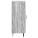 vidaXL Széf Szürke Sonoma 33 x 34,5 x 89,5 cm Szerelt Fa
