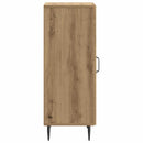 vidaXL Széf Kézműves Tölgy 33 x 34,5 x 89,5 cm Szerelt Fa