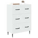 vidaXL Fiókos szekrény Fehér 66 x 34,5 x 89,5 cm Szerelt Fa