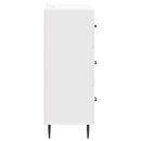 vidaXL Fiókos szekrény Fehér 66 x 34,5 x 89,5 cm Szerelt Fa
