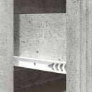 vidaXL Fiókos szekrény Betonszürke 66 x 34,5 x 89,5 cm Szerelt Fa