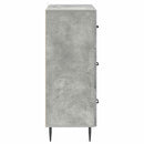 vidaXL Fiókos szekrény Betonszürke 66 x 34,5 x 89,5 cm Szerelt Fa