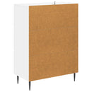 vidaXL Fiókos szekrény Magasfényű Fehér 66 x 34,5 x 89,5 cm Szerelt Fa