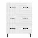 vidaXL Fiókos szekrény Magasfényű Fehér 66 x 34,5 x 89,5 cm Szerelt Fa