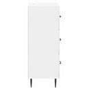vidaXL Fiókos szekrény Magasfényű Fehér 66 x 34,5 x 89,5 cm Szerelt Fa