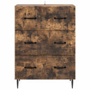 vidaXL Fiókos szekrény Füstös Tölgy 66 x 34,5 x 89,5 cm Szerelt Fa