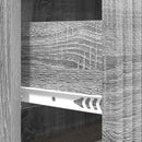 vidaXL Fiókos szekrény Szürke Sonoma 66 x 34,5 x 89,5 cm Szerelt Fa
