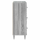 vidaXL Fiókos szekrény Szürke Sonoma 66 x 34,5 x 89,5 cm Szerelt Fa