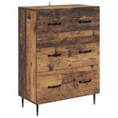 vidaXL Fiókos szekrény Antik Fa 66 x 34,5 x 89,5 cm Szerelt Fa