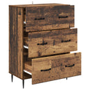 vidaXL Fiókos szekrény Antik Fa 66 x 34,5 x 89,5 cm Szerelt Fa