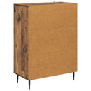 vidaXL Fiókos szekrény Antik Fa 66 x 34,5 x 89,5 cm Szerelt Fa