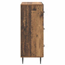 vidaXL Fiókos szekrény Antik Fa 66 x 34,5 x 89,5 cm Szerelt Fa
