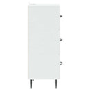 vidaXL Fiókos szekrény Fehér 33 x 34,5 x 89,5 cm Szerelt Fa