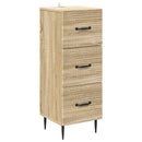 vidaXL Fiókos szekrény Sonoma Tölgy 33 x 34,5 x 89,5 cm Szerelt Fa