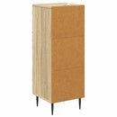 vidaXL Fiókos szekrény Sonoma Tölgy 33 x 34,5 x 89,5 cm Szerelt Fa