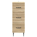 vidaXL Fiókos szekrény Sonoma Tölgy 33 x 34,5 x 89,5 cm Szerelt Fa