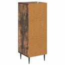 vidaXL Fiókos szekrény Füstös Tölgy 33 x 34,5 x 89,5 cm Szerelt Fa