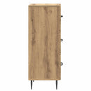 vidaXL Fiókos szekrény Kézműves Tölgy 33 x 34,5 x 89,5 cm Szerelt Fa