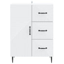 vidaXL Széf Fehér 66 x 34,5 x 89,5 cm Szerelt Fa