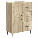 vidaXL Széf fiókkal Sonoma Tölgy 66 x 34,5 x 89,5 cm Szerelt Fa