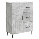 vidaXL Széf fiókkal Betonszürke 66 x 34,5 x 89,5 cm Szerelt Fa