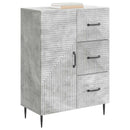 vidaXL Széf fiókkal Betonszürke 66 x 34,5 x 89,5 cm Szerelt Fa