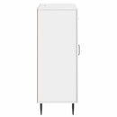 vidaXL Széf fiókkal Magasfényű Fehér 66 x 34,5 x 89,5 cm Szerelt Fa