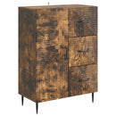 vidaXL Széf fiókkal Füstös Tölgy 66 x 34,5 x 89,5 cm Szerelt Fa