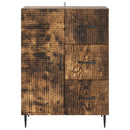 vidaXL Széf fiókkal Füstös Tölgy 66 x 34,5 x 89,5 cm Szerelt Fa