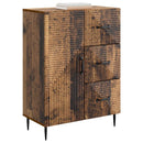 vidaXL Széf fiókkal Antik Fa 66 x 34,5 x 89,5 cm Szerelt Fa