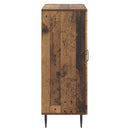 vidaXL Széf fiókkal Antik Fa 66 x 34,5 x 89,5 cm Szerelt Fa
