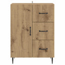 vidaXL Széf Kézműves Tölgy 66 x 34,5 x 89,5 cm Szerelt Fa