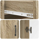 vidaXL Széf fiókkal Sonoma Tölgy 66 x 34,5 x 89,5 cm Szerelt Fa