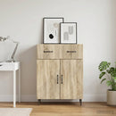 vidaXL Széf fiókkal Sonoma Tölgy 66 x 34,5 x 89,5 cm Szerelt Fa