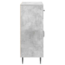 vidaXL Széf Betonszürke 66 x 34,5 x 89,5 cm Szerelt Fa