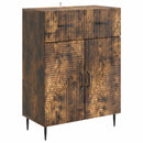 vidaXL Széf Füstös Tölgy 66 x 34,5 x 89,5 cm Szerelt Fa