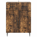 vidaXL Széf Füstös Tölgy 66 x 34,5 x 89,5 cm Szerelt Fa