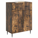 vidaXL Széf Füstös Tölgy 66 x 34,5 x 89,5 cm Szerelt Fa