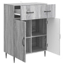 vidaXL Széf Szürke Sonoma 66 x 34,5 x 89,5 cm Szerelt Fa