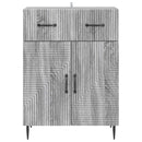 vidaXL Széf Szürke Sonoma 66 x 34,5 x 89,5 cm Szerelt Fa