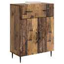 vidaXL Széf fiókkal Antik Fa 66 x 34,5 x 89,5 cm Szerelt Fa