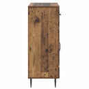 vidaXL Széf fiókkal Antik Fa 66 x 34,5 x 89,5 cm Szerelt Fa