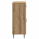 vidaXL Széf Kézműves Tölgy 66 x 34,5 x 89,5 cm Szerelt Fa
