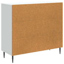 vidaXL Széf Fehér 89 x 34,5 x 80 cm Szerelt Fa