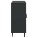 vidaXL Széf Fekete 89 x 34,5 x 80 cm Szerelt Fa
