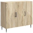 vidaXL Széf Sonoma Tölgy 89 x 34,5 x 80 cm Szerelt Fa