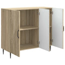 vidaXL Széf Sonoma Tölgy 89 x 34,5 x 80 cm Szerelt Fa