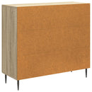 vidaXL Széf Sonoma Tölgy 89 x 34,5 x 80 cm Szerelt Fa
